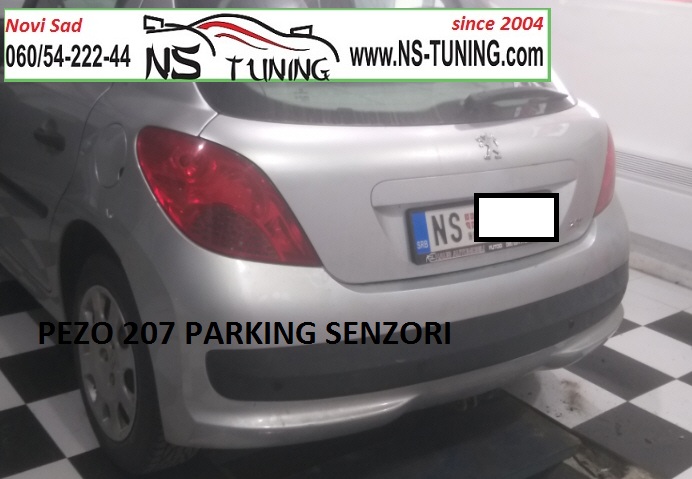 pezo  207  2008 2009 2010 2011 ugradnja parking senzora novi sad ns tuning